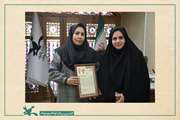 مربی فرهنگی‌هنری مرکز شماره یک یزد تجلیل شد