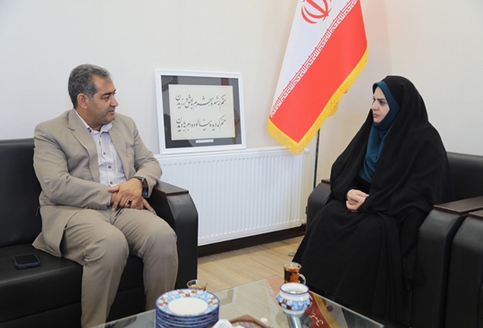 بازدید میدانی مدیرکل کانون استان یزد و شهردار شهر حمیدیا